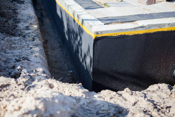 Professional Interior Drainage System technician working in Nunica, MI